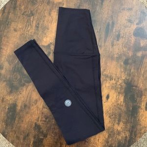 Pure Barre black high waisted leggings. Size S